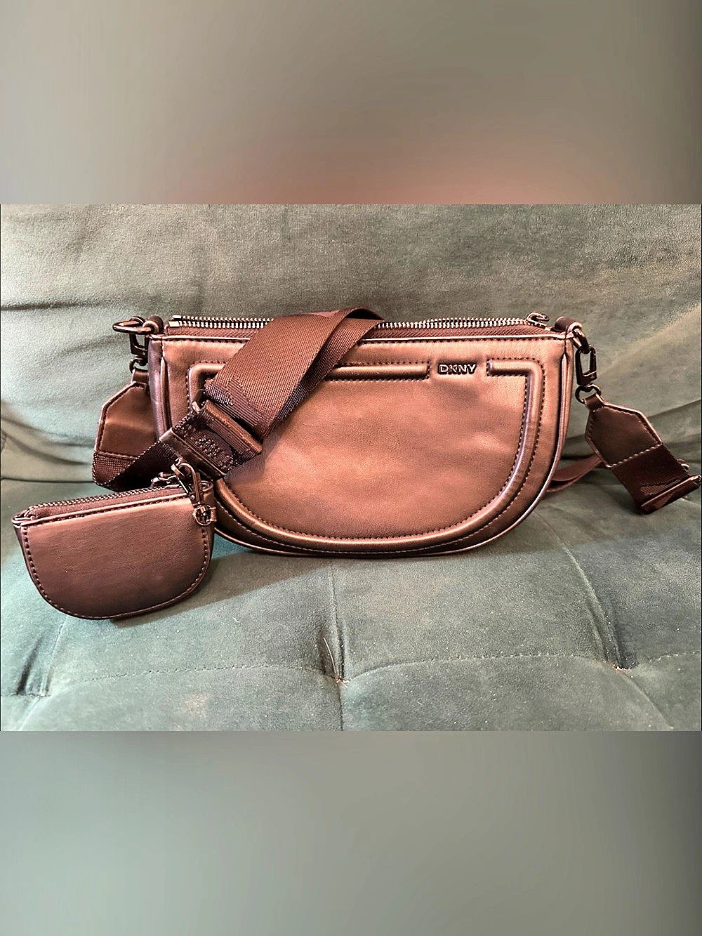 DKNY Brown Crossbody Bag Like New
